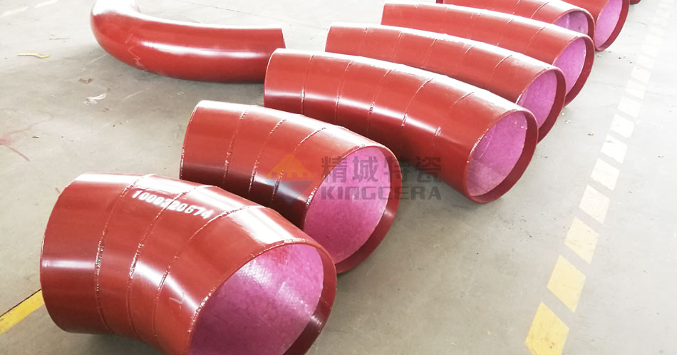 陶瓷貼片耐磨彎頭